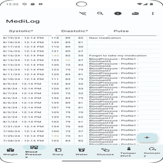 MediLog screenshot