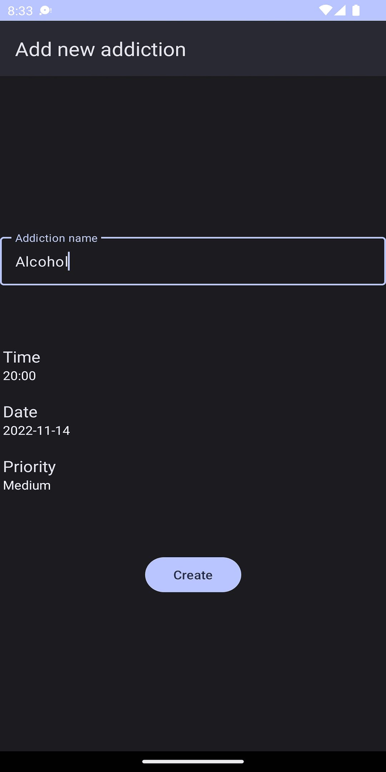 Sobriety screenshot