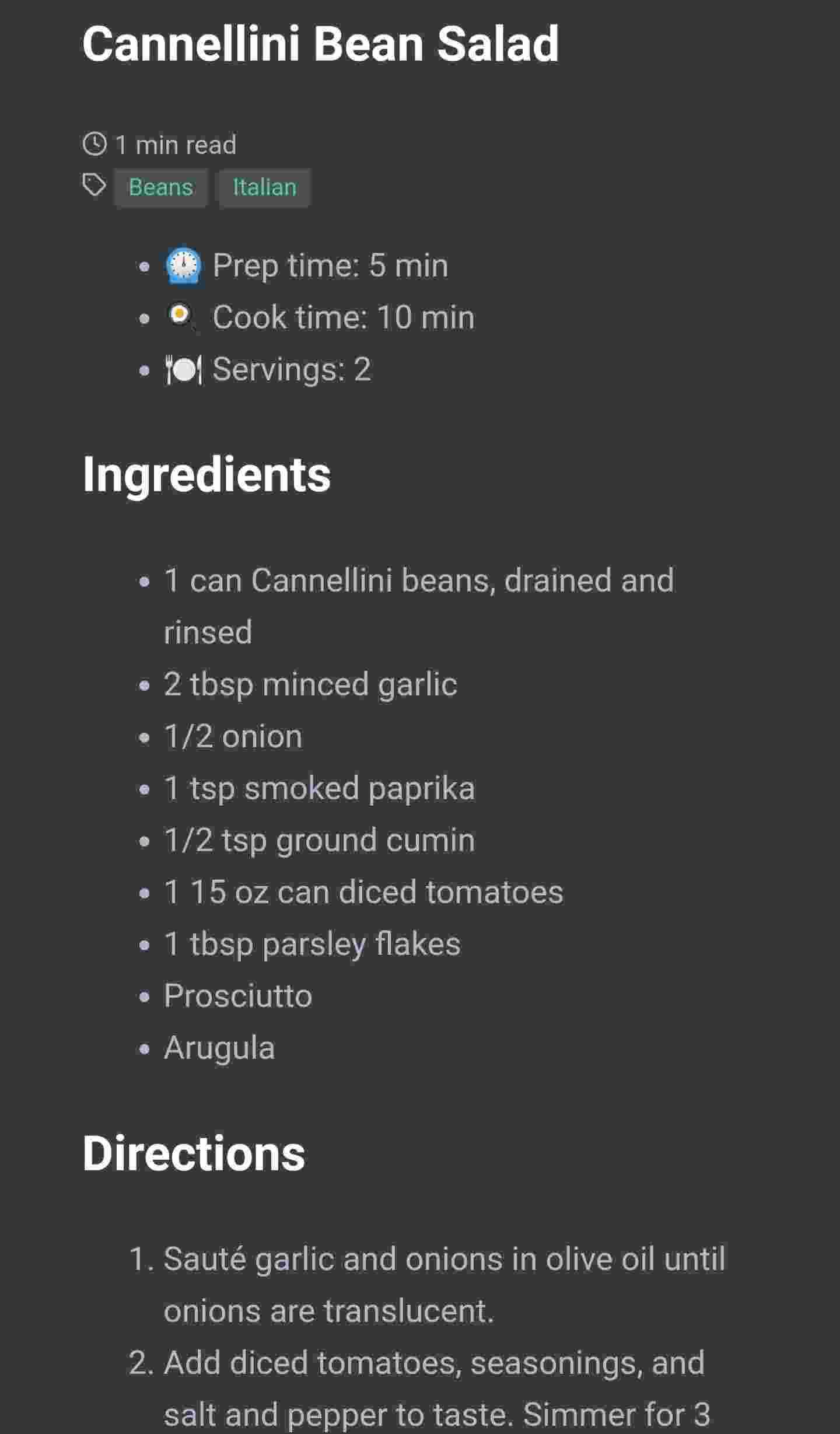 Offline Cook Book screenshot