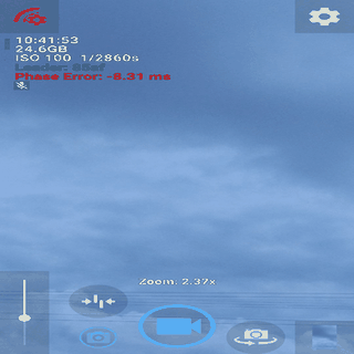OpenCamera Sensors screenshot