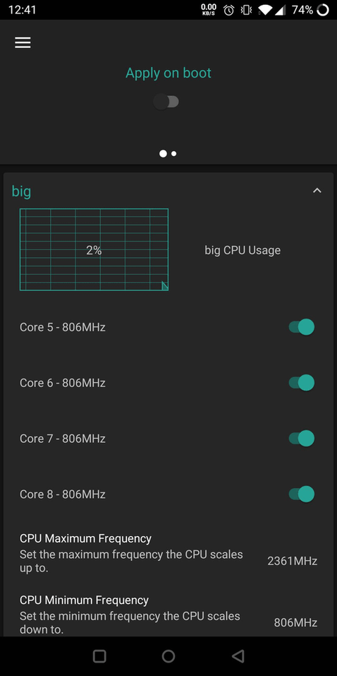 SmartPack-Kernel Manager screenshot