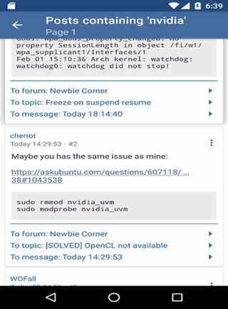 Archlinux Forums screenshot