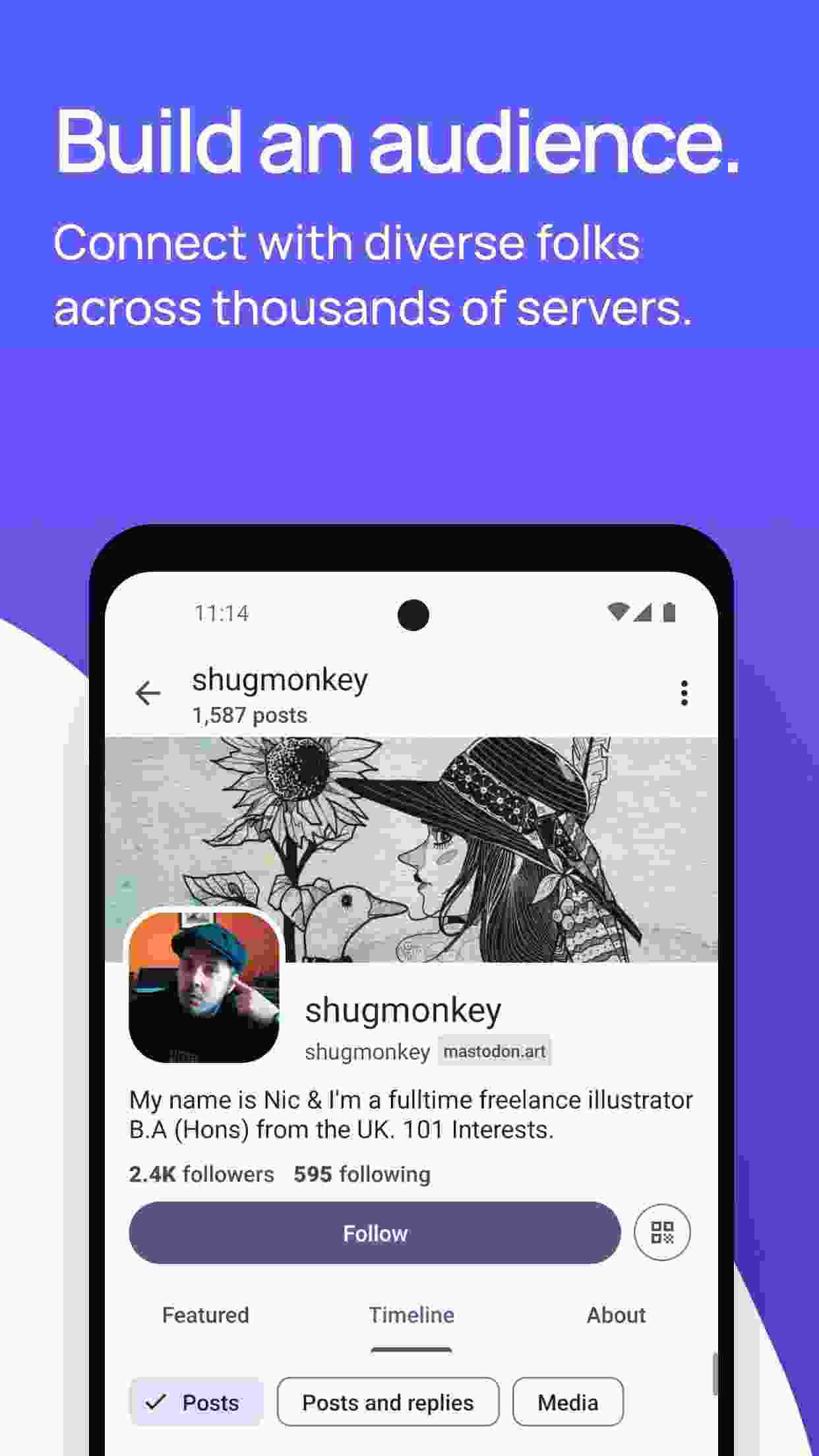 Mastodon screenshot