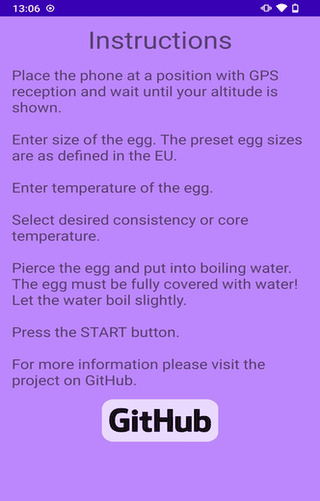 Smart EggTimer screenshot