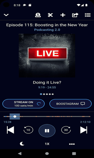 Podverse screenshot
