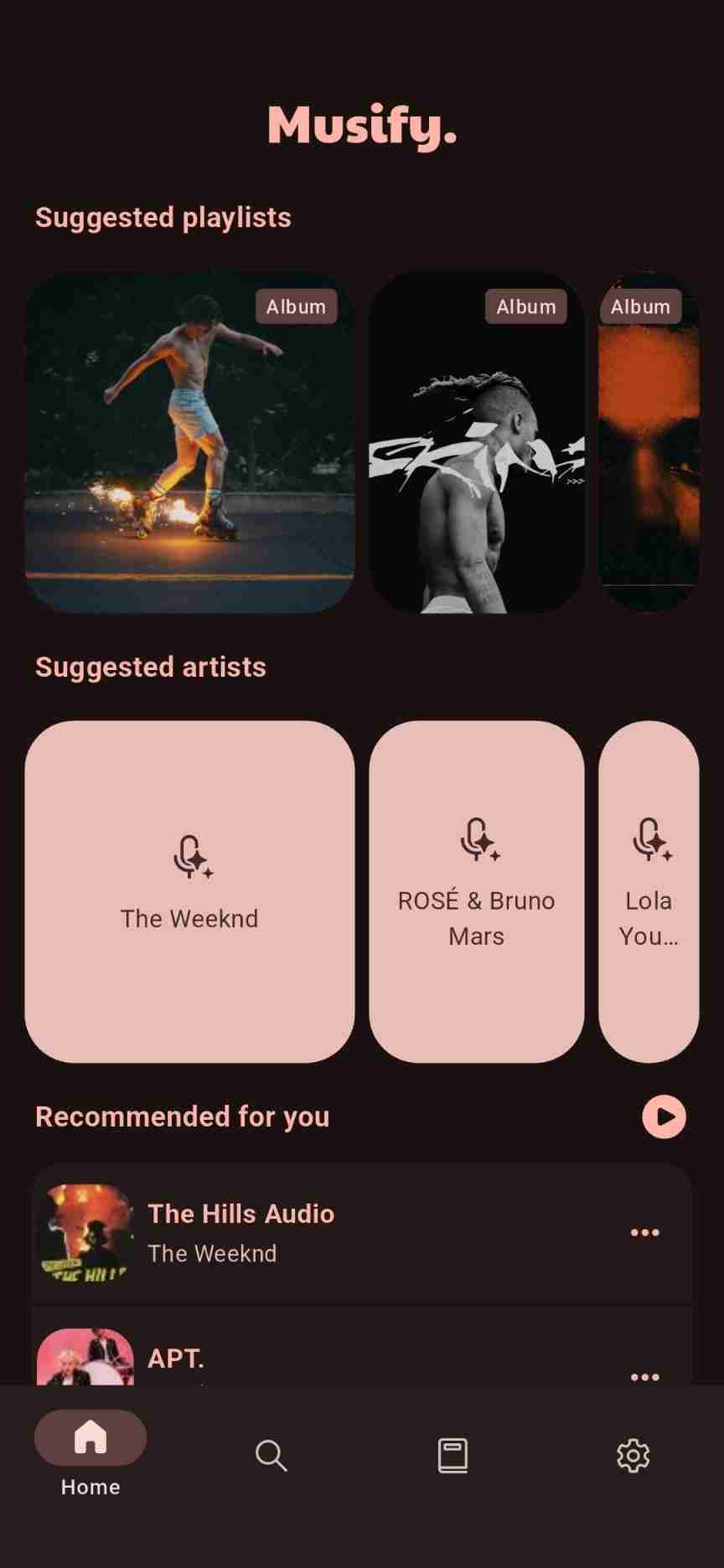 Musify screenshot
