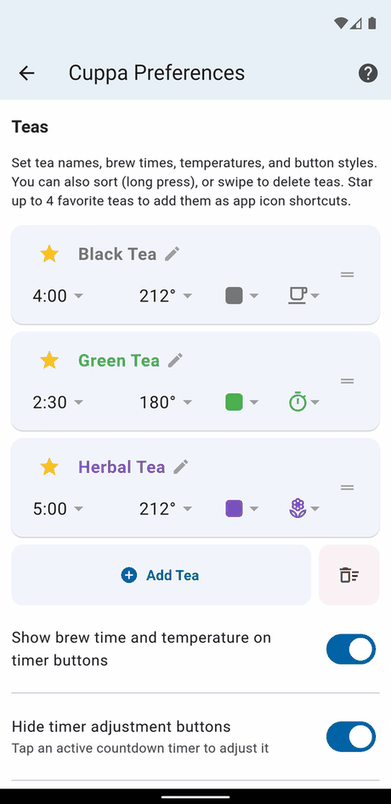 Cuppa screenshot