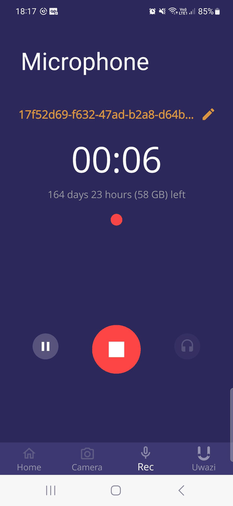 Tella screenshot