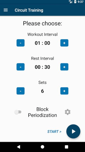Interval Timer screenshot