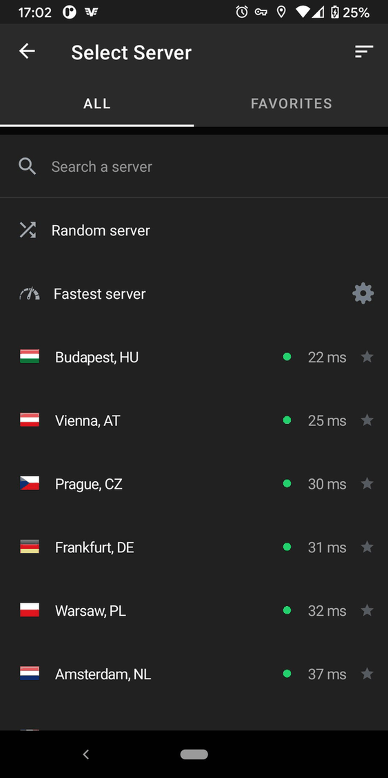 IVPN screenshot