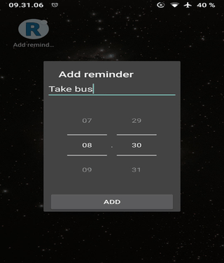 SimpleReminder screenshot