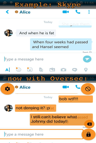 Oversec screenshot