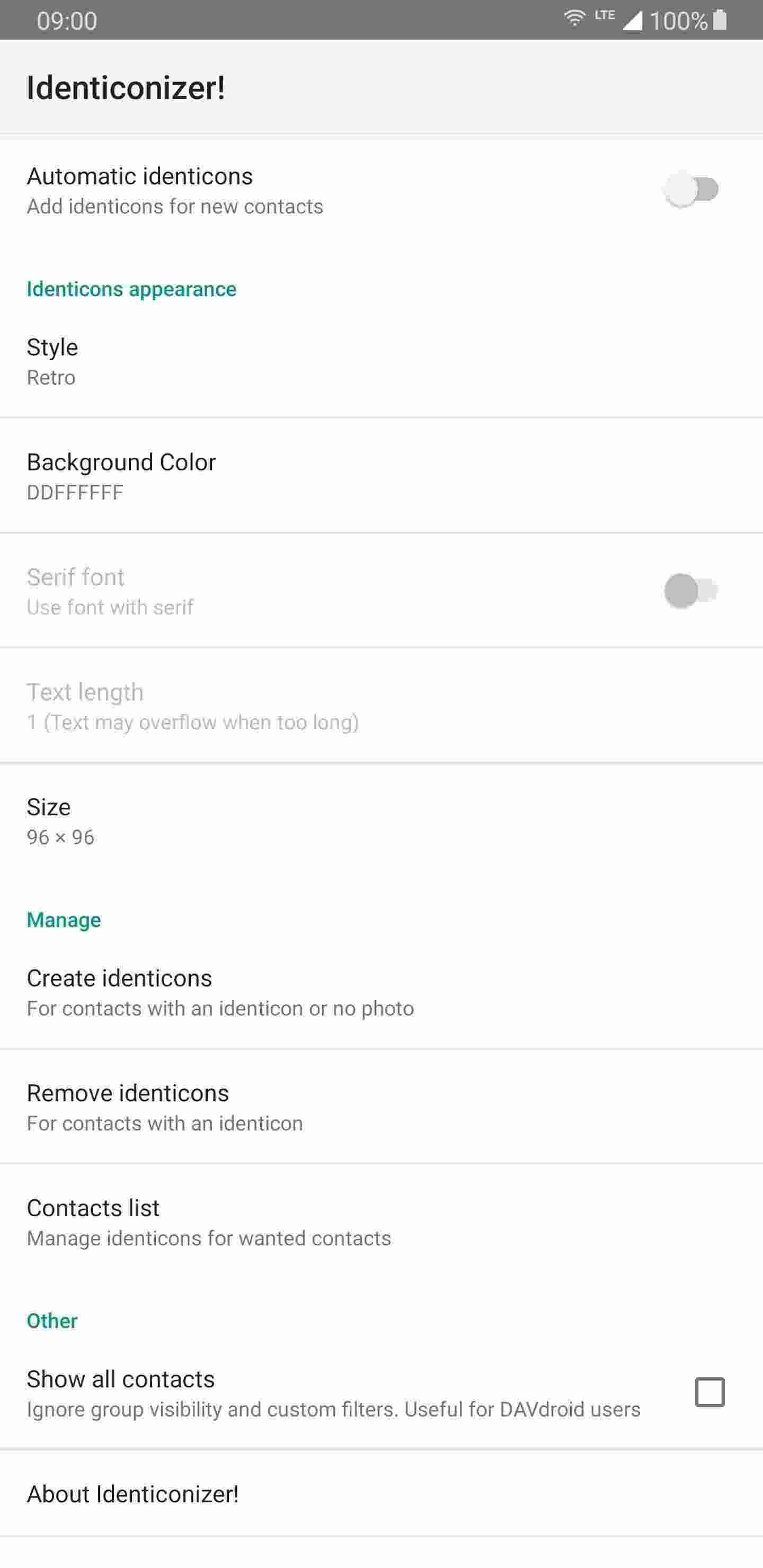 Identiconizer! screenshot