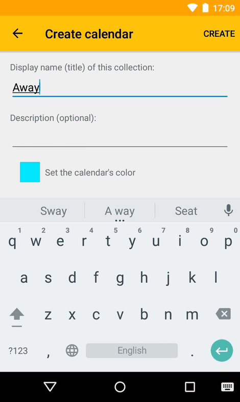 EteSync screenshot