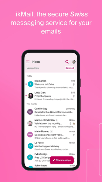 Infomaniak Mail screenshot