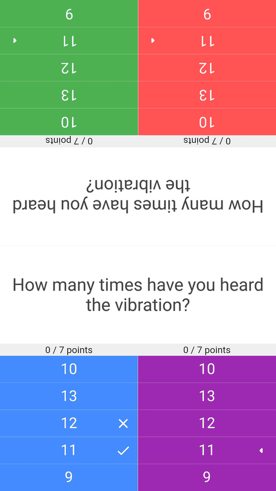 Quinb: 4 players reaction game screenshot