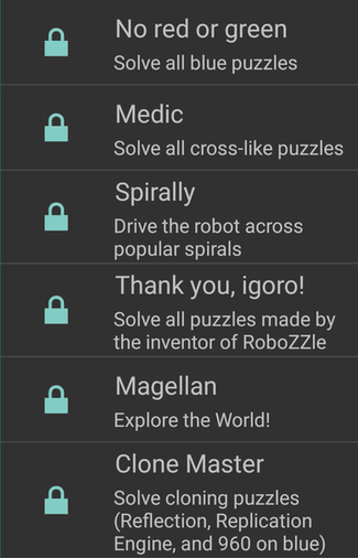 RoboZZle Droid screenshot