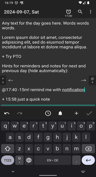 PTO screenshot