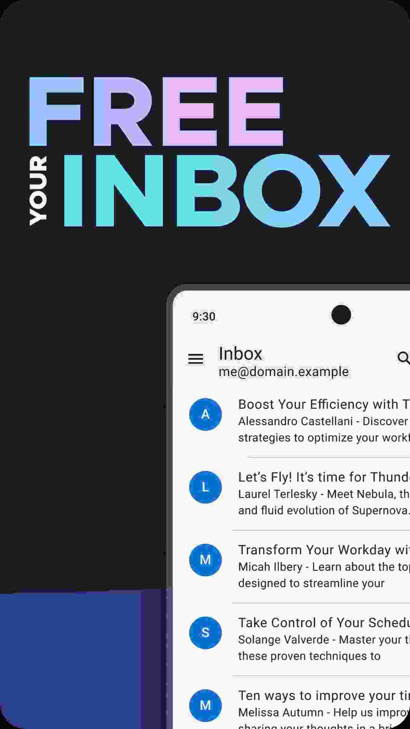 Thunderbird: Free Your Inbox screenshot