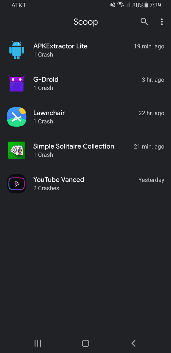 Scoop screenshot