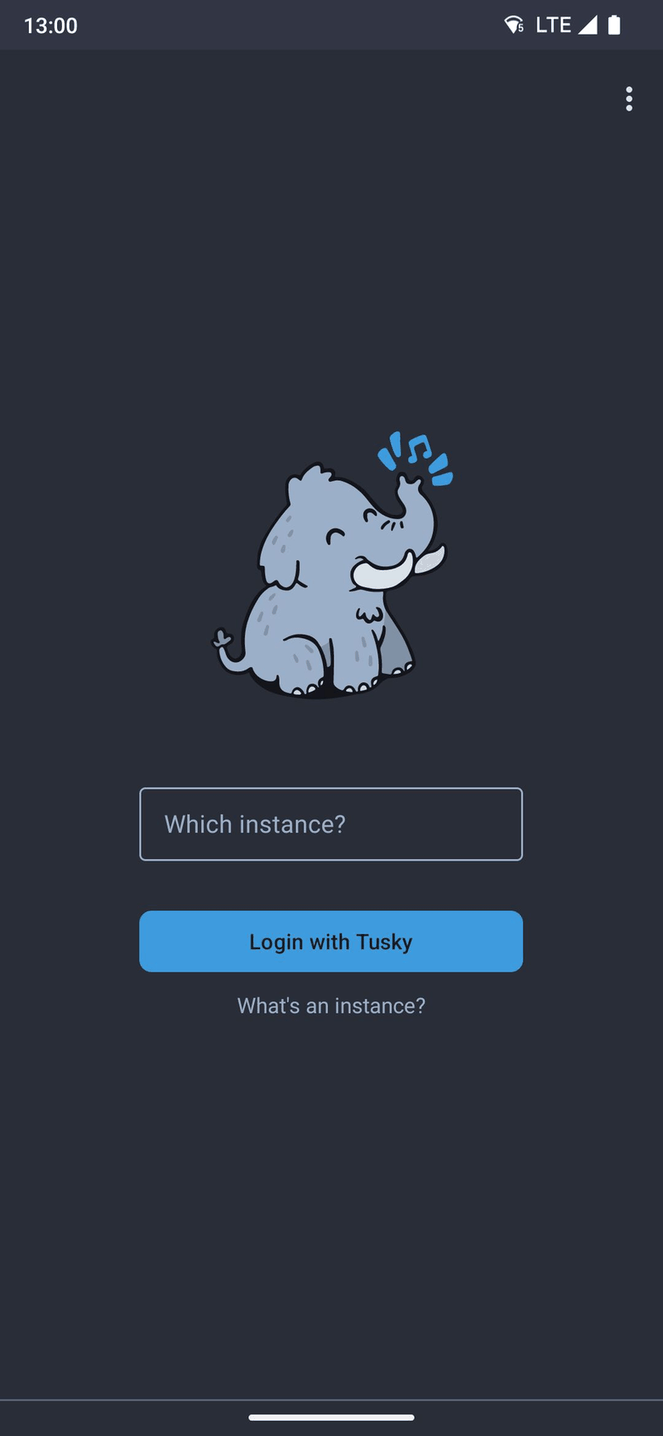 Tusky screenshot