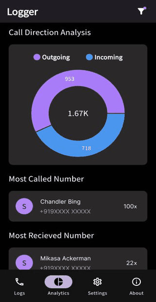 Logger screenshot