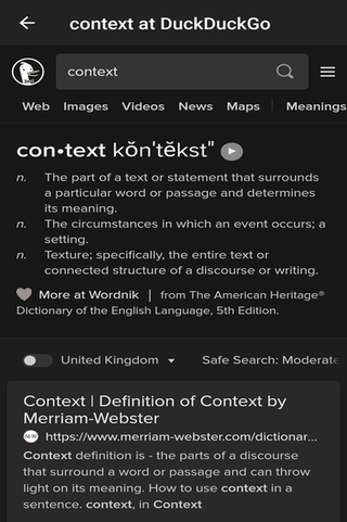 Crossword screenshot
