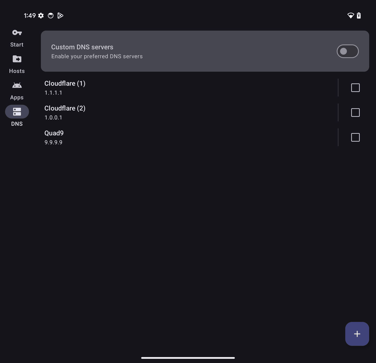 DNSNet screenshot