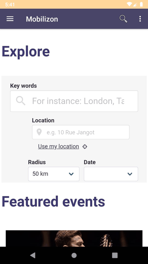 Mobilizon screenshot