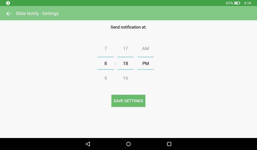 Bible Notify screenshot
