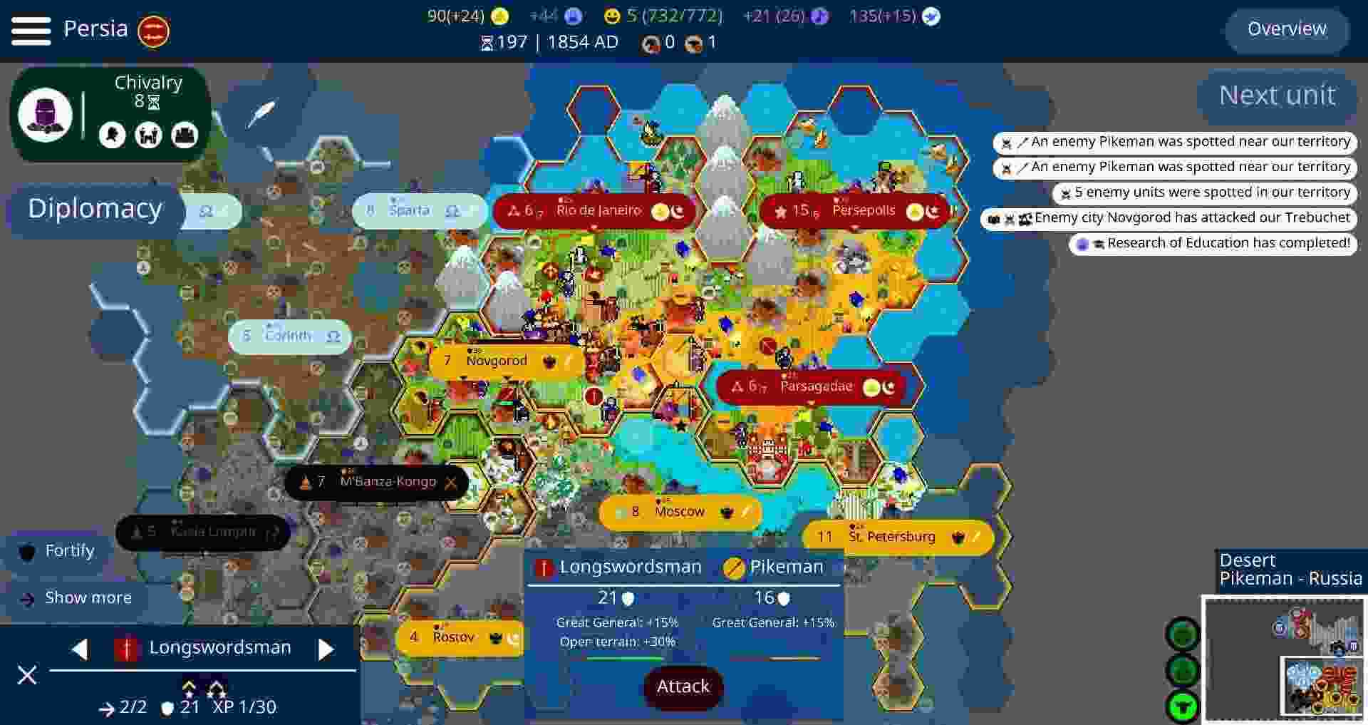 Unciv screenshot