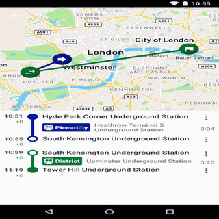 Transportr screenshot