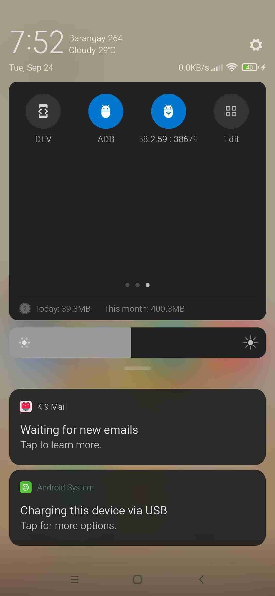 DevQS screenshot