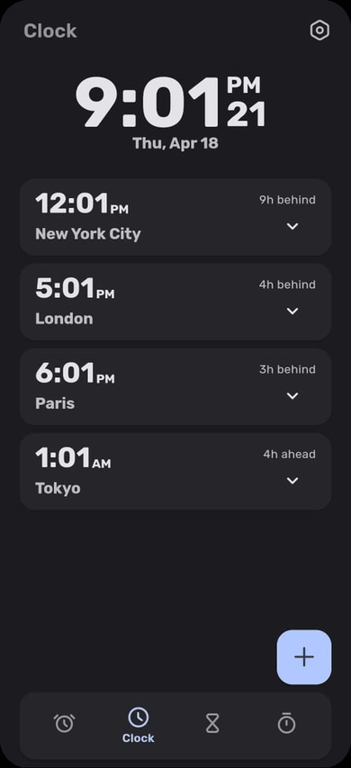 Chrono screenshot