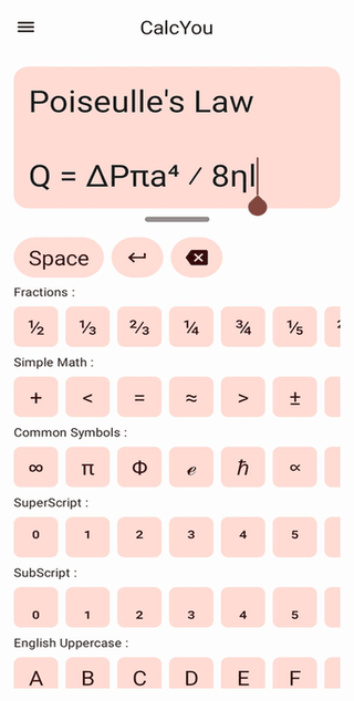 CalcYou screenshot