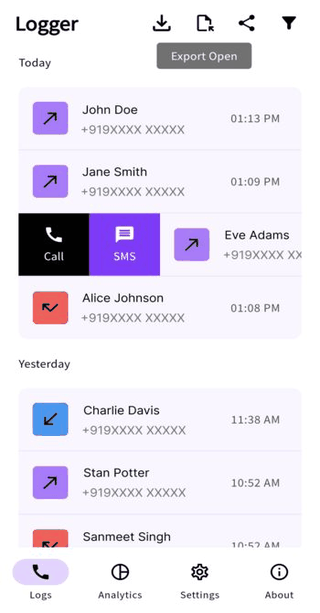 Logger screenshot