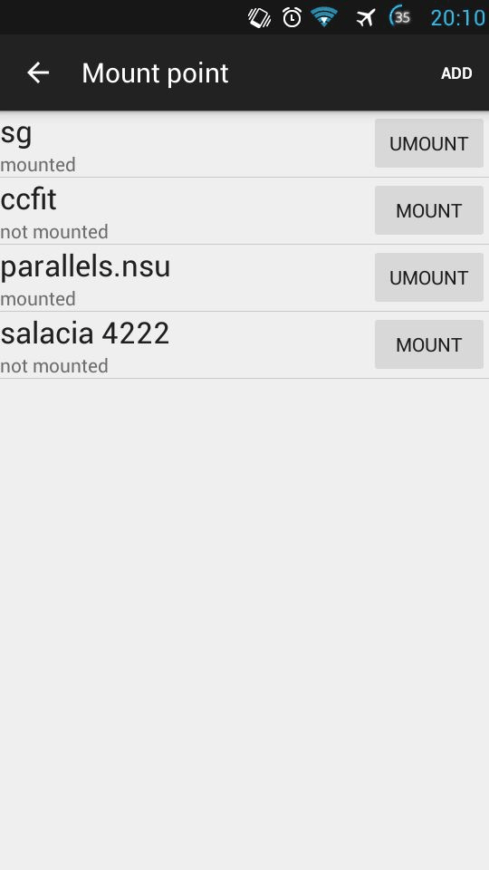 EasySSHFS screenshot