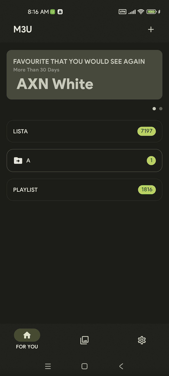 M3U screenshot