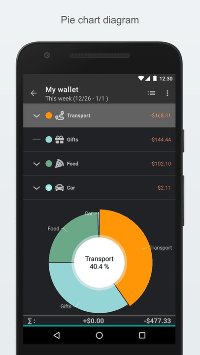 My Expenses screenshot