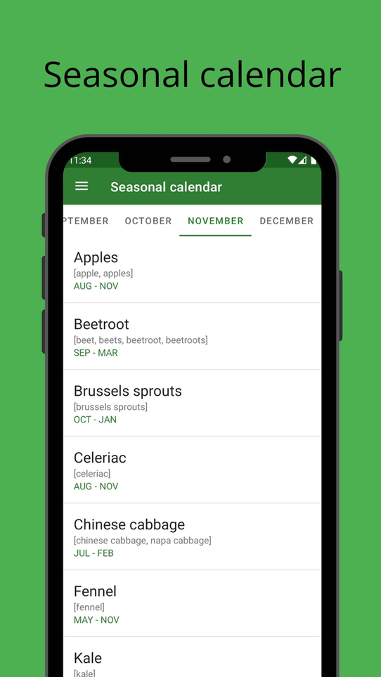 Broccoli: The Green Recipe App screenshot