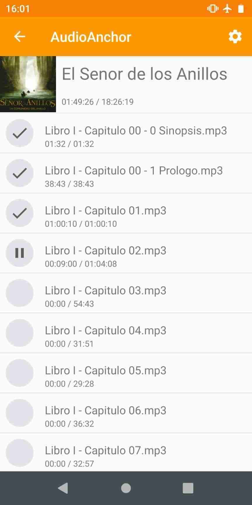 AudioAnchor screenshot