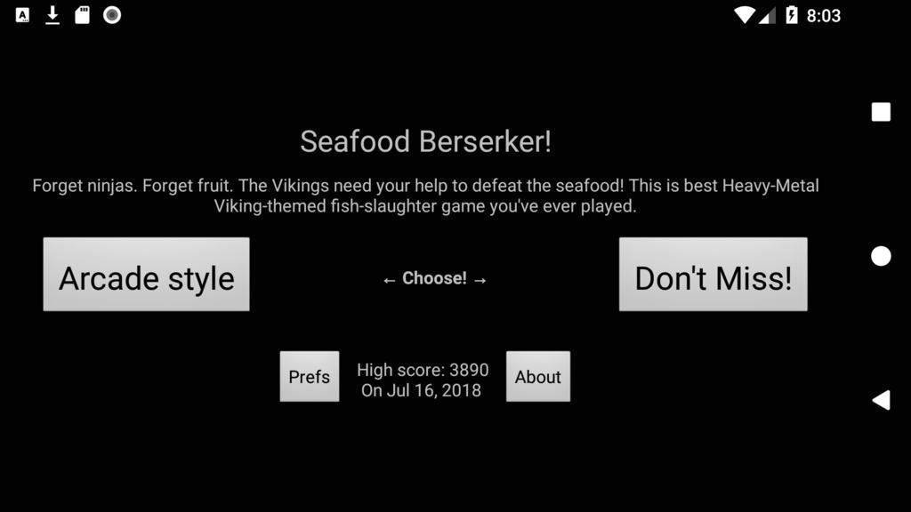 Seafood Berserker! screenshot