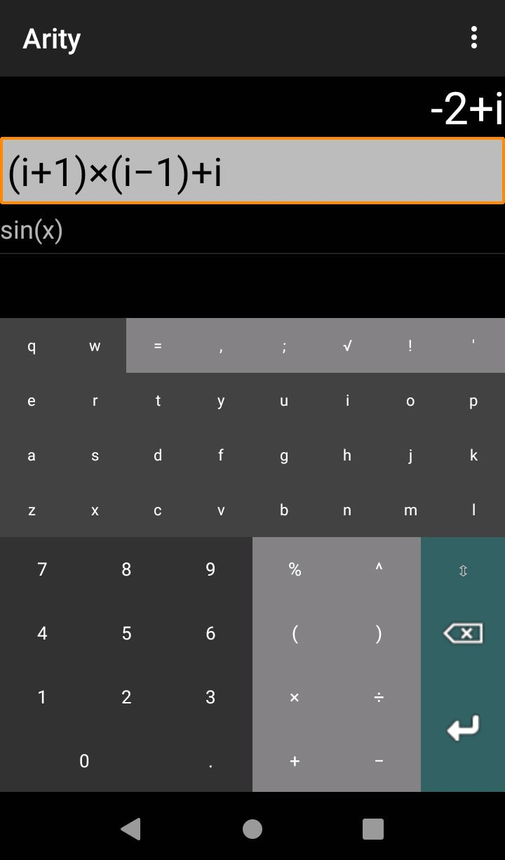 ArityCalc screenshot