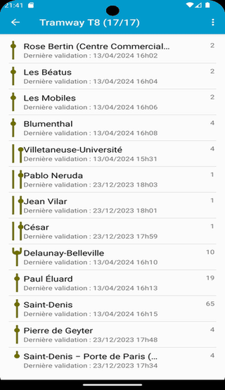 RailTrip screenshot