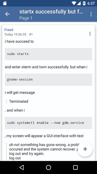 Archlinux Forums screenshot