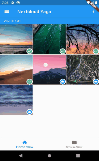 Nextcloud Yaga screenshot