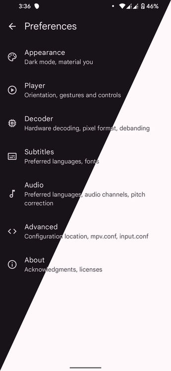 mpvKt: MPV based media player screenshot