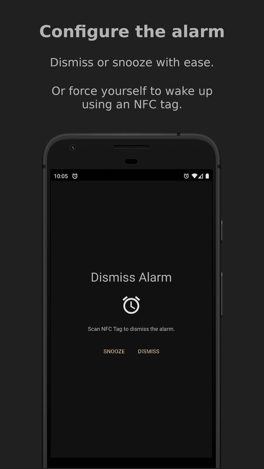 NFC Alarm Clock screenshot