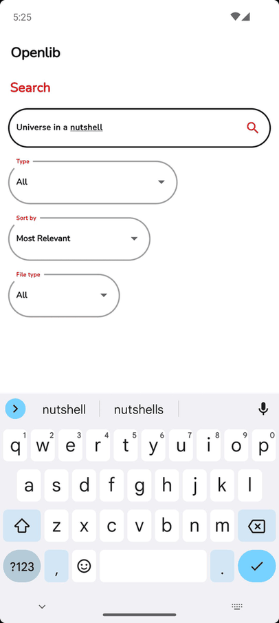 Openlib screenshot