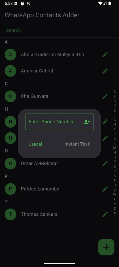 WA Adder screenshot